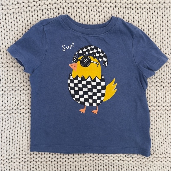 Old Navy Chic Unisex Short-Sleeve Graphic T-Shirt for Toddler 18-24 Months - Picture 1 of 5